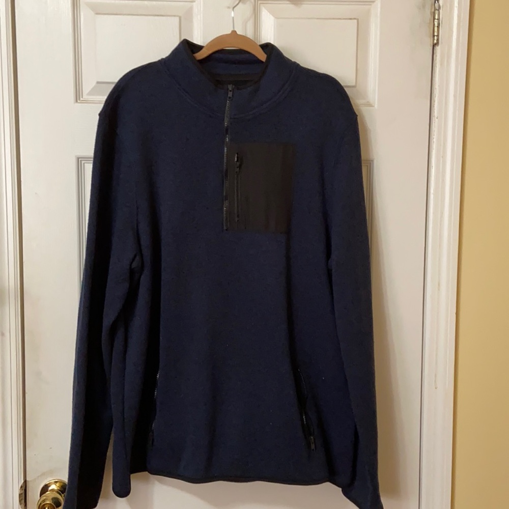 Sweater-Fleece 1/4 Zipper Mock Neck